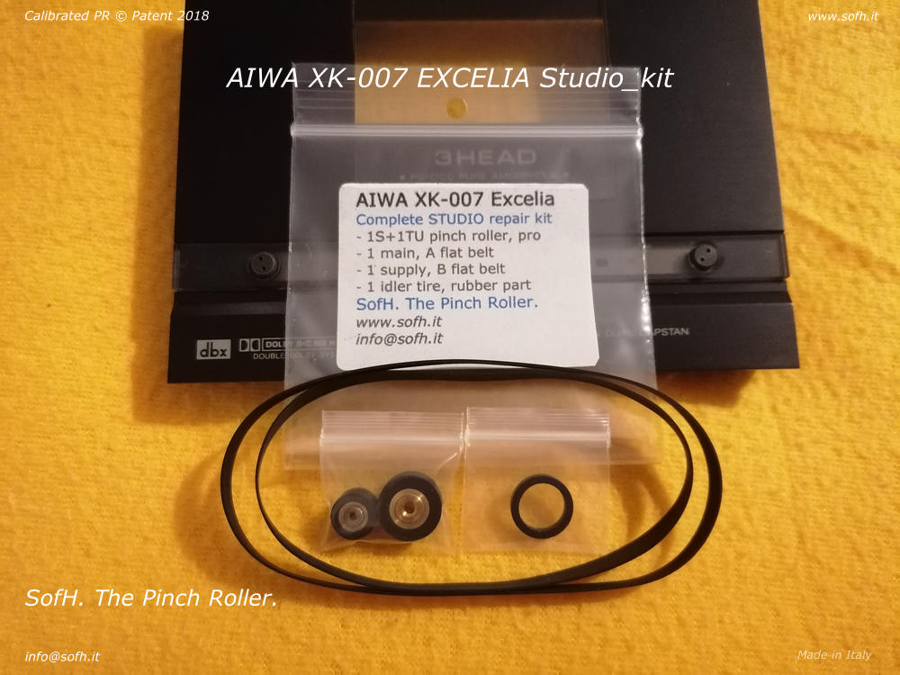 Sofh. The Pinch Roller - Aiwa XK-007 Excelia Service Kit