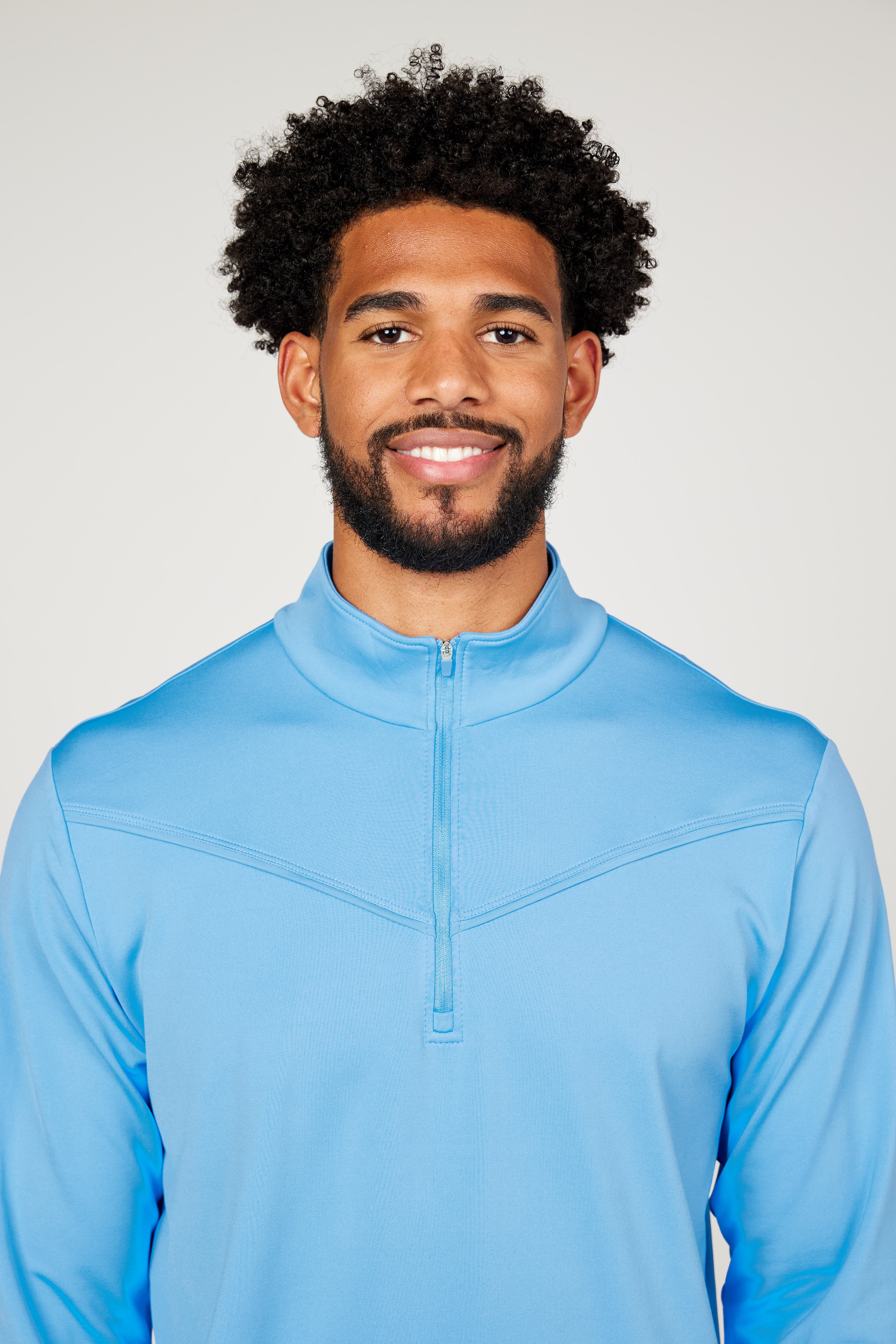 Men's Quarter Zip Tennis Long Sleeves Top by Sofibella