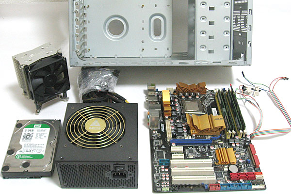 余剰パ－ツで使えるPCを自作しちゃおう!?P5Q(LGA775)とQ9650(C2Q)と
