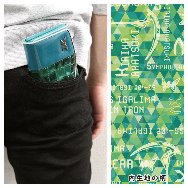 戦姫絶唱シンフォギアXV 本革二つ折り財布/切歌ver.| アニメ グッズ