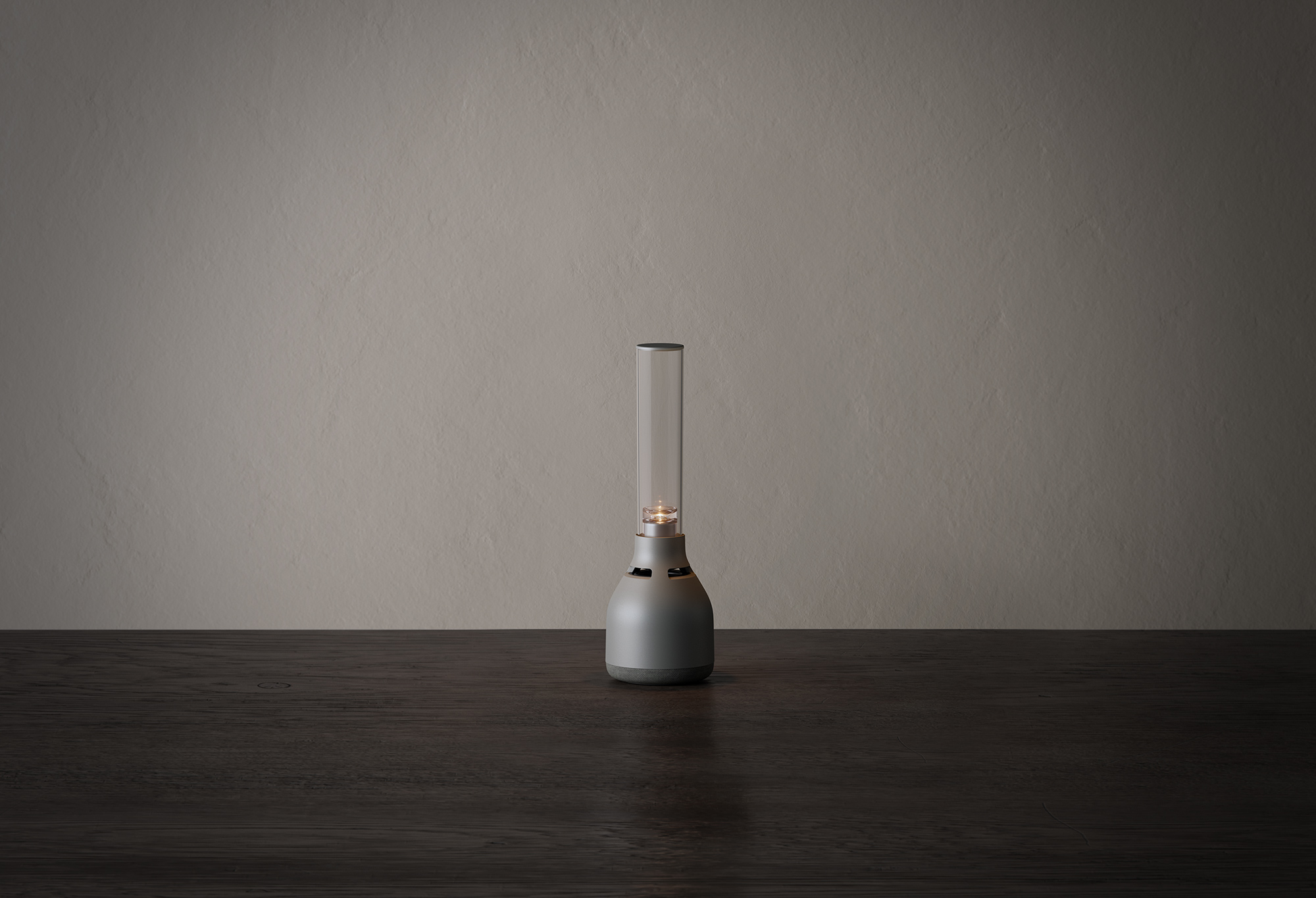 一瞬で、心を揺らす音。グラスサウンドスピーカーLSPX-S3 | アクティブ