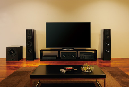 ホームシアターと組み合わせてブラビアの臨場感をさらにアップ