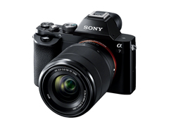 世界初、35mmフルサイズイメージセンサー搭載ミラーレス一眼カメラ『α7