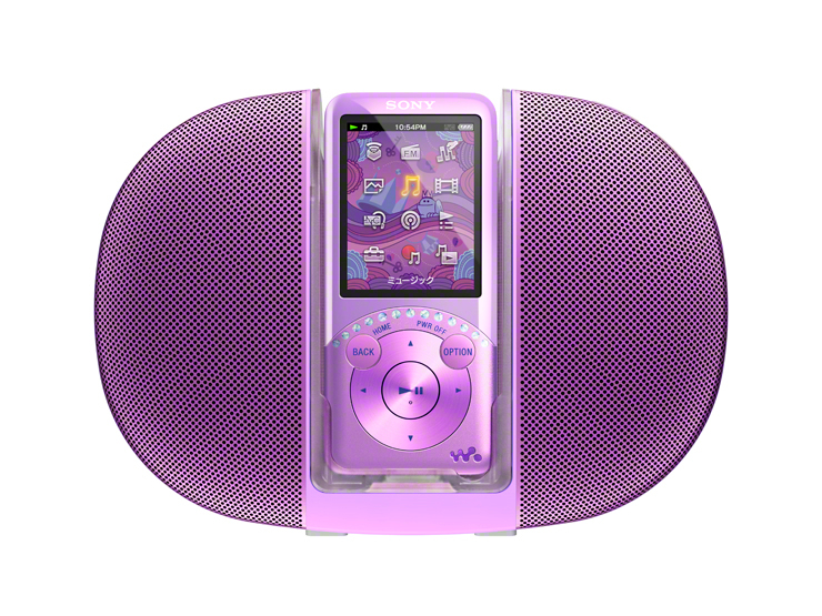 NW-S754K/VI 特長 : スピーカーで楽しむ | ポータブルオーディオ