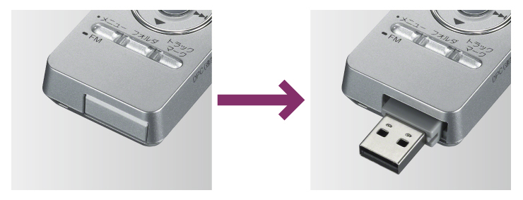 ICD-UX533F 特長 : 優れた操作性 | ICレコーダー／集音器 | ソニー