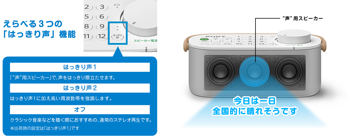 SRS-LSR200 特長 : その他の特長 | アクティブスピーカー／ネック