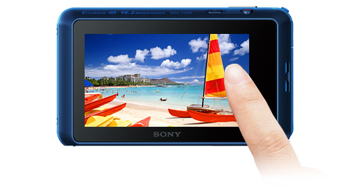 SONY Cyber-shot DSC-TX20 ブルー 防水デジカメ Amazon.com : Sony