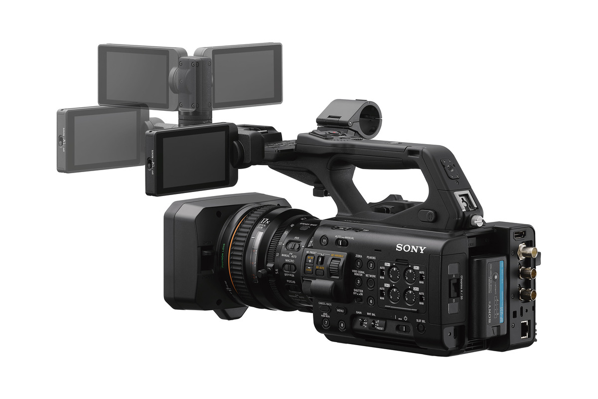 動画への真正性情報の記録に対応、XDCAMハンディカムコーダーフラッグ