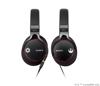 STAR WARS」のキャラクターやロゴを刻印したハイレゾ対応ウォークマン