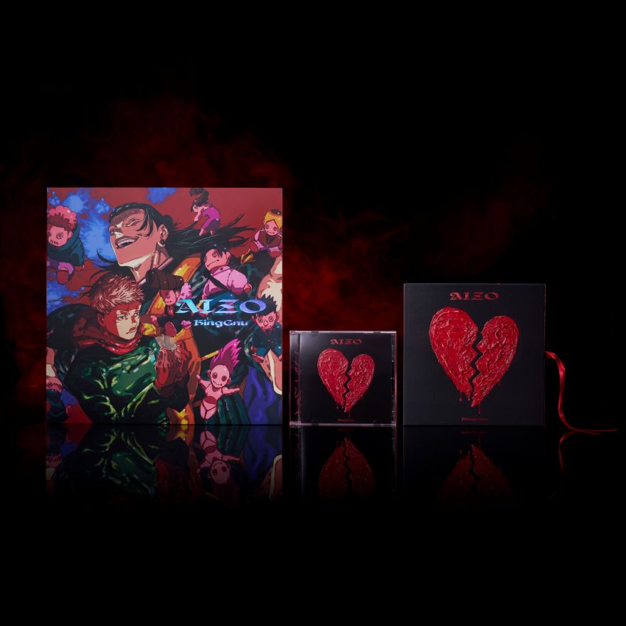 King Gnuが2月11日（水）発売の『AIZO』CDパッケージデザインの