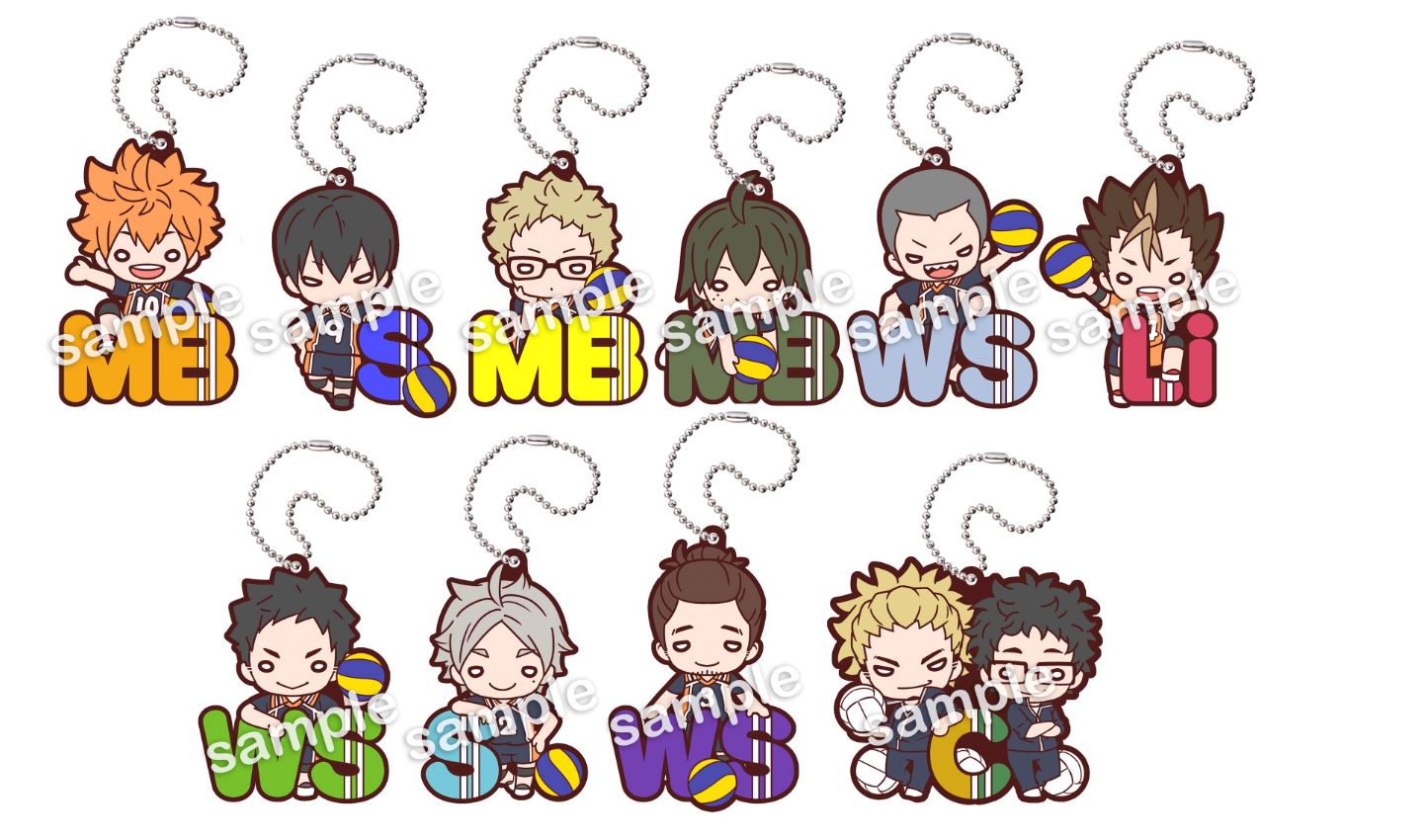 BOX販売]にとたん ハイキュー！！ 烏野ポジションラバーマスコット -10