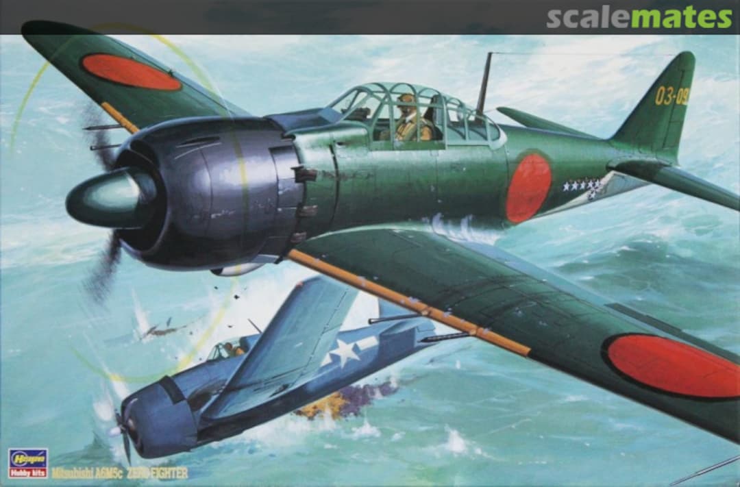 Mitsubishi A6M5c Zero Fighter, Hasegawa 08054 (1993)