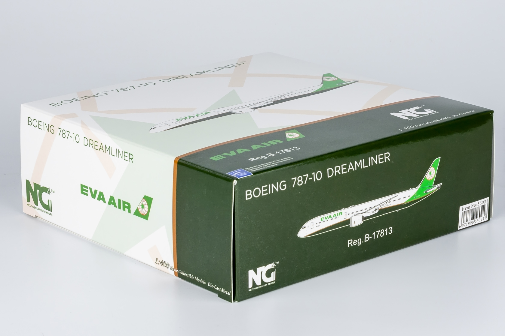 ScaleModelStore.com :: NG Models 1:400 - 56021 - EVA Air Boeing 787-10