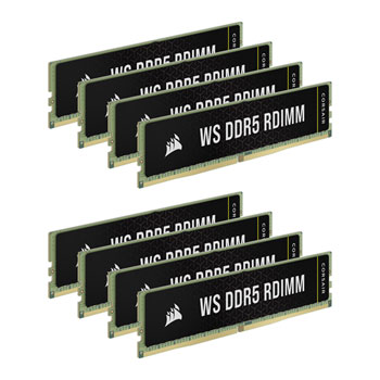 CORSAIR WS DDR5 RDIMM 256GB (8x32GB) DDR5-5600 Workstation Memory