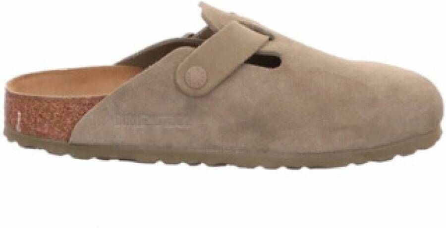 Birkenstock Boston Sandalen & Slides faded khaki maat: 41