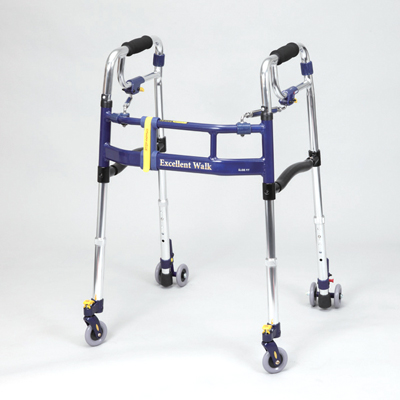 非課税】歩行器 ニュースライドフィットEX スタンダード 前輪・後輪3