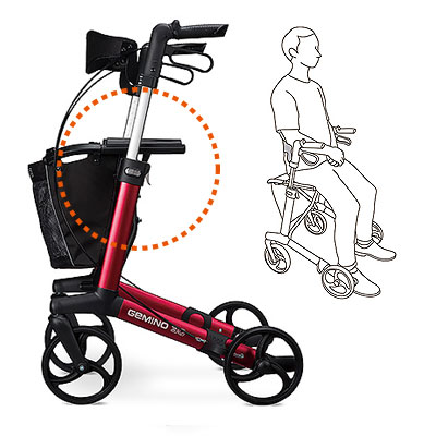 歩行車 ジェミノ | 快適空間スクリオ｜介護・福祉用品の専門通販サイト