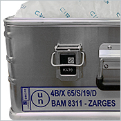 アルミボックスK470 ZRGS シリーズ ZRGS-40859-3｜輸送ケース／ラック