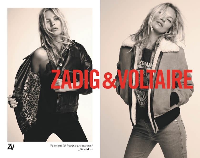 Global｜ケイト・モスが「ザディグ エ ヴォルテール」の新ミューズに