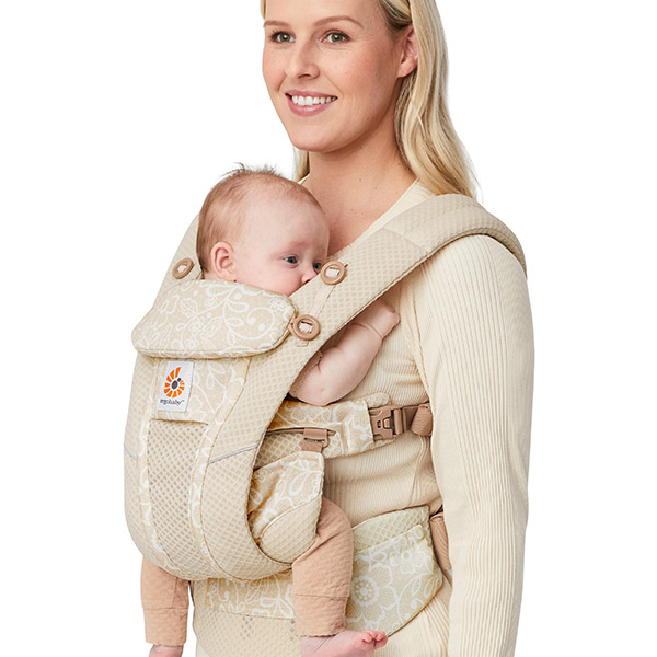 ErgoBabyCarrier オムニ ブリーズ クリームフラワーレース 専用カバー