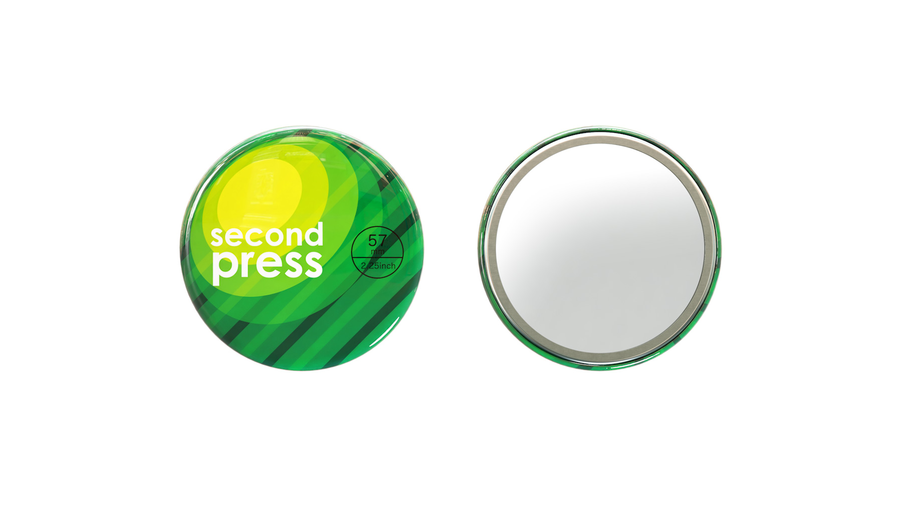 57mmミラー缶バッジ | 缶バッジのセカンドプレス