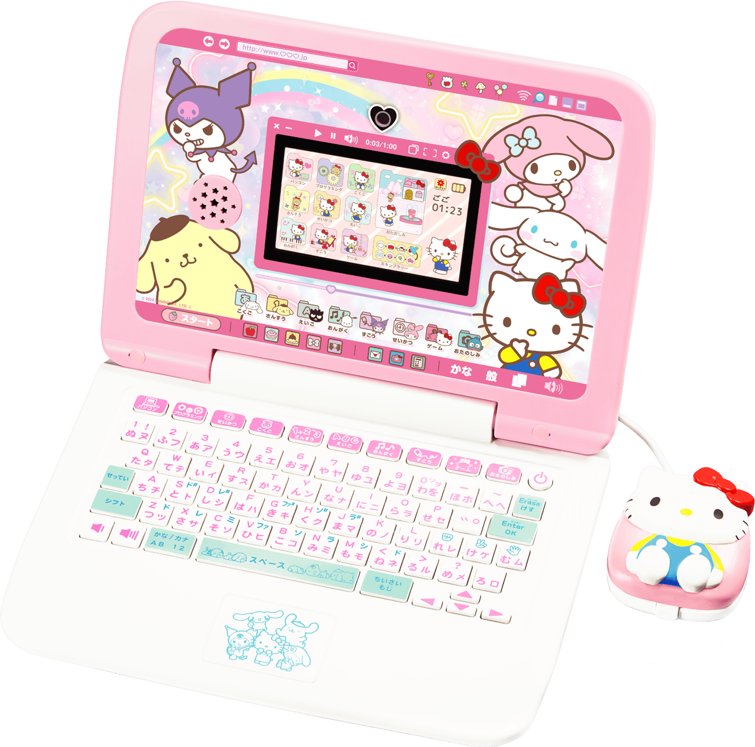 カメラでkawaii マウスできせかえ！サンリオキャラクターズ パソコン