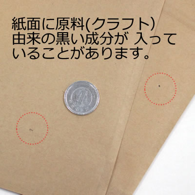 チャック付クラフト平袋 窓付 140×150【透明袋net】