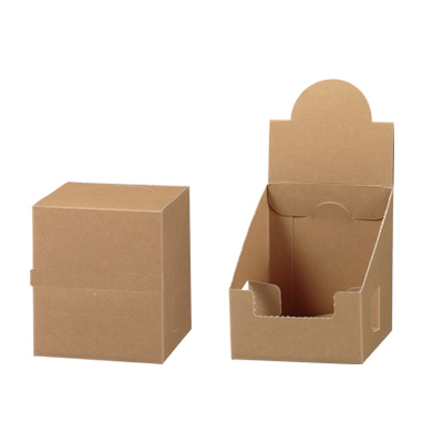 ディスプレイカートン クラフト76×86×77:化粧箱net【紙箱/小箱/ギフト箱】