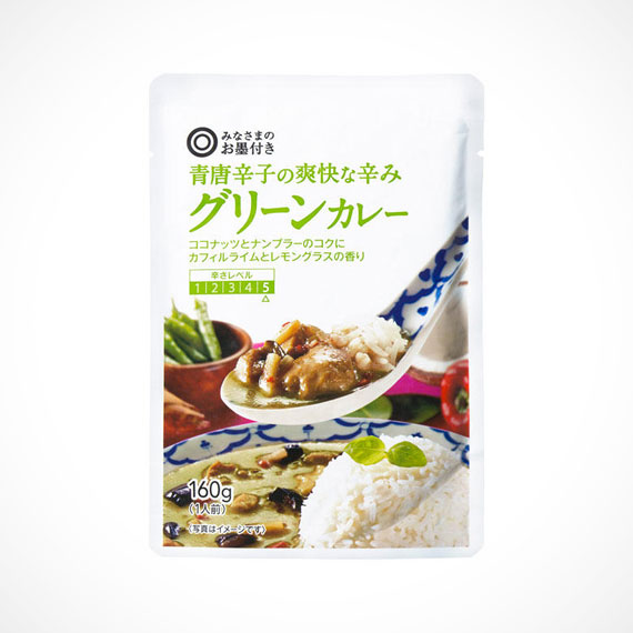 西友 - 青唐辛子の爽快な辛みグリーンカレー 160g | SEIYU
