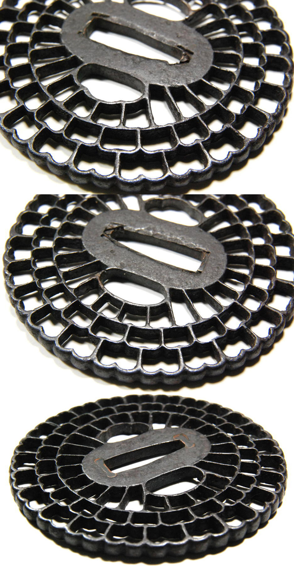 鍔 菊花透鍔 (TU-08083)｜刀・日本刀の販売なら日本刀専門店の【銀座