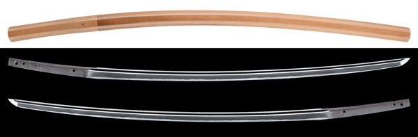 刀 備前国長船住横山祐包作(祐春代銘) 君万歳 安政二年八月日 友成五十