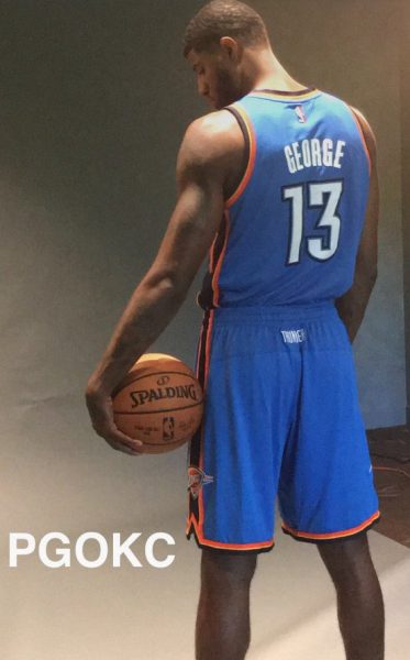 ポール・ジョージ選手がOKCユニフォームお披露目！！背番号は変わらず