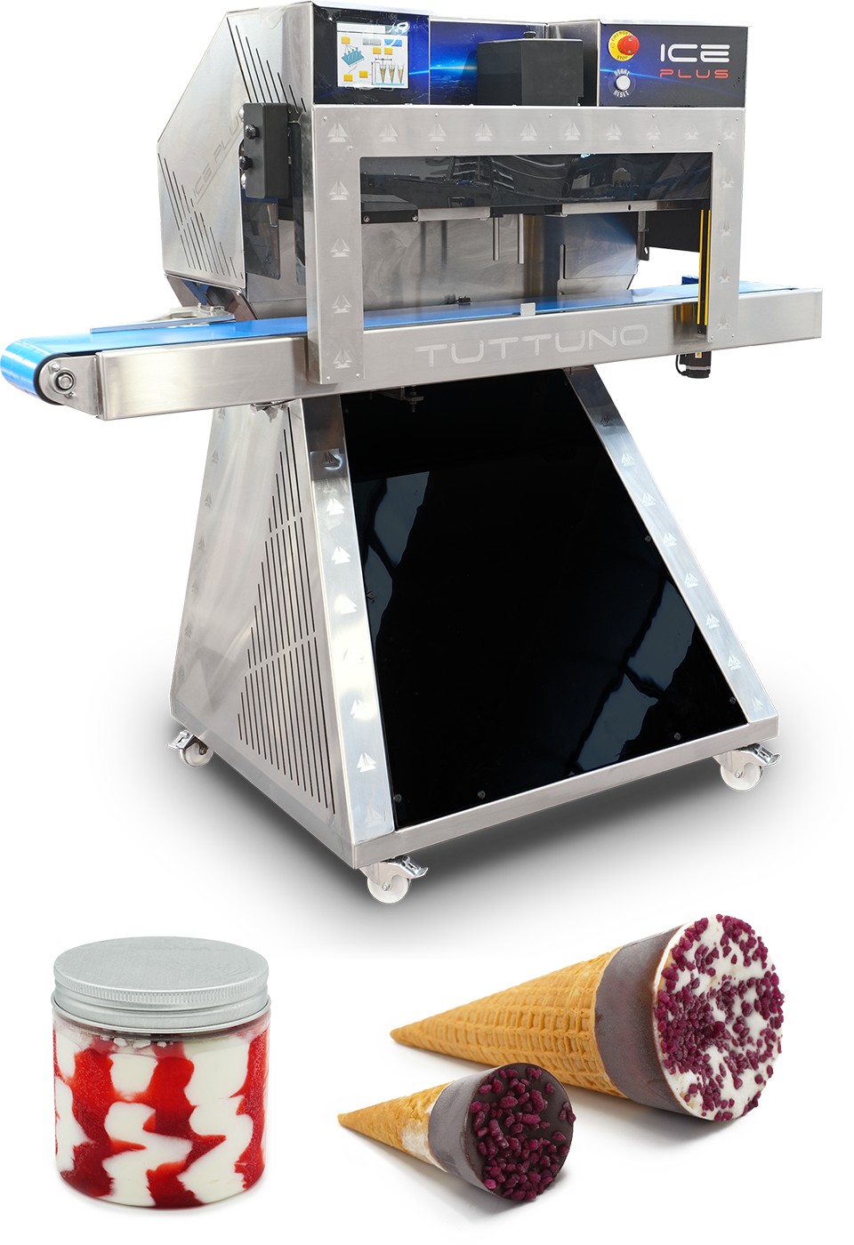 Tuttuno Oneshot ICE chocolate & ice cream product dispensing machine