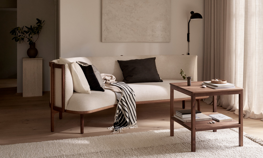 RF1905 サイドウェイ コーヒーテーブル / ウォルナット材 オイル仕上げ