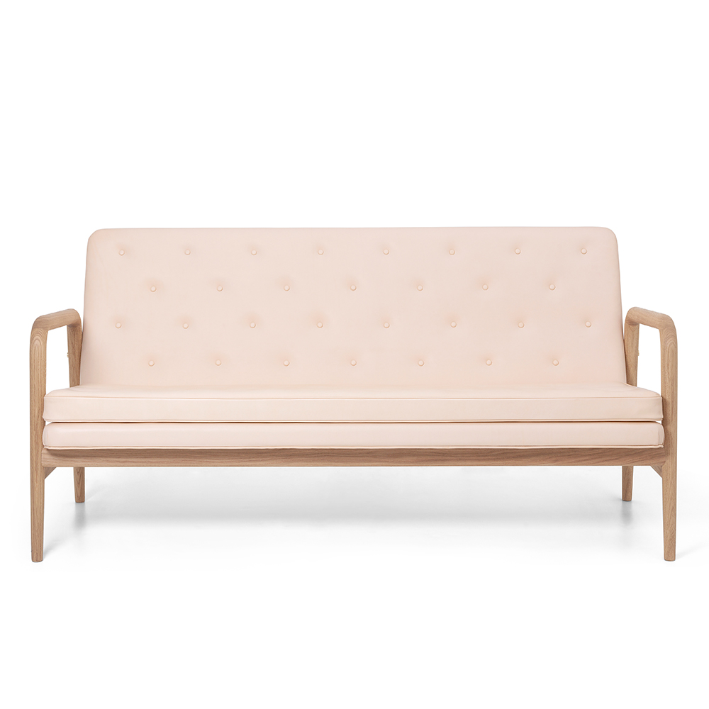 VLA77 フォイエ 2Pソファ / オーク材オイル仕上げ レザー sif 90Carl