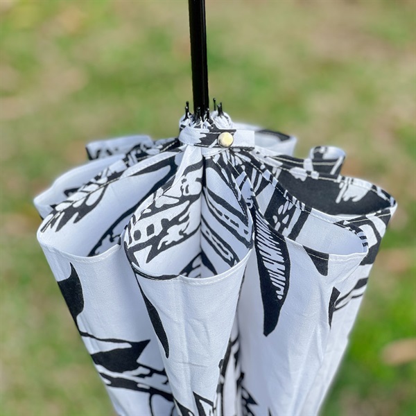 折り畳み日傘 晴雨兼用 / 注染浴衣地 ArtichokeBreezy blue