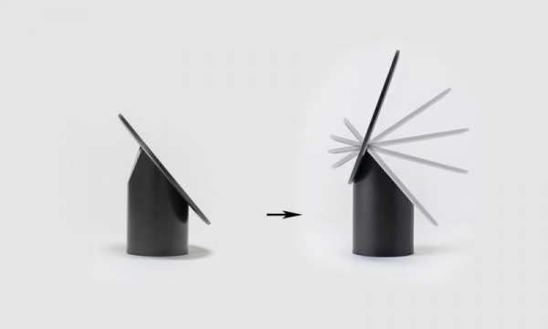 ナピュア メイクアップミラー / ブラックHORIUCHI MIRROR（ホリウチ