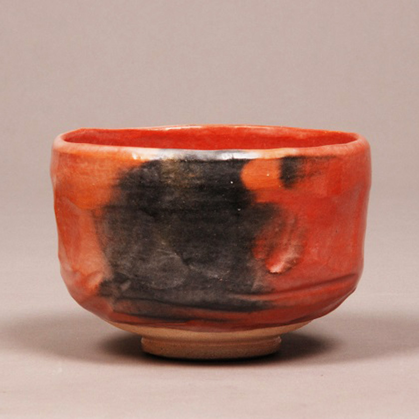 茶道具 楽茶碗（らくちゃわん） 茶碗 赤楽 松楽窯
