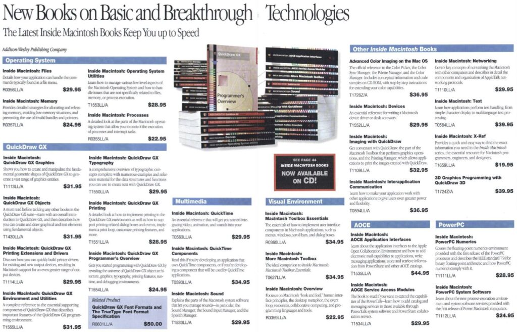 Apple's Inside Macintosh 1984 to 1996 – Steve's Blog
