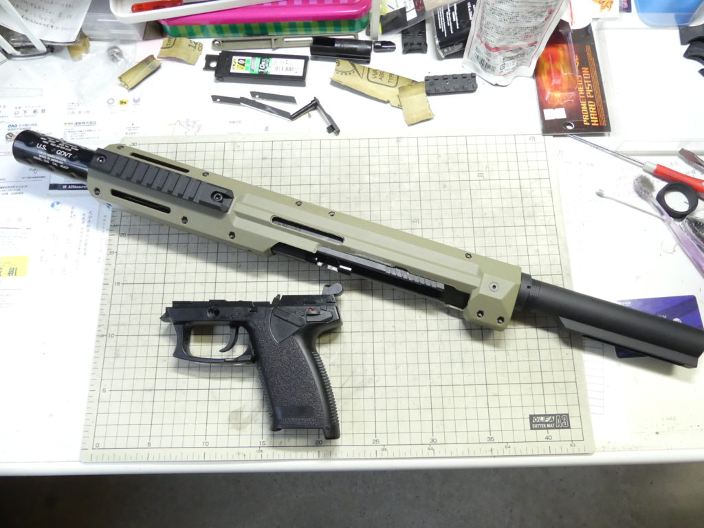 □SAATカスタムブログ□マルイ SOCOM Mk23カービンカスタム