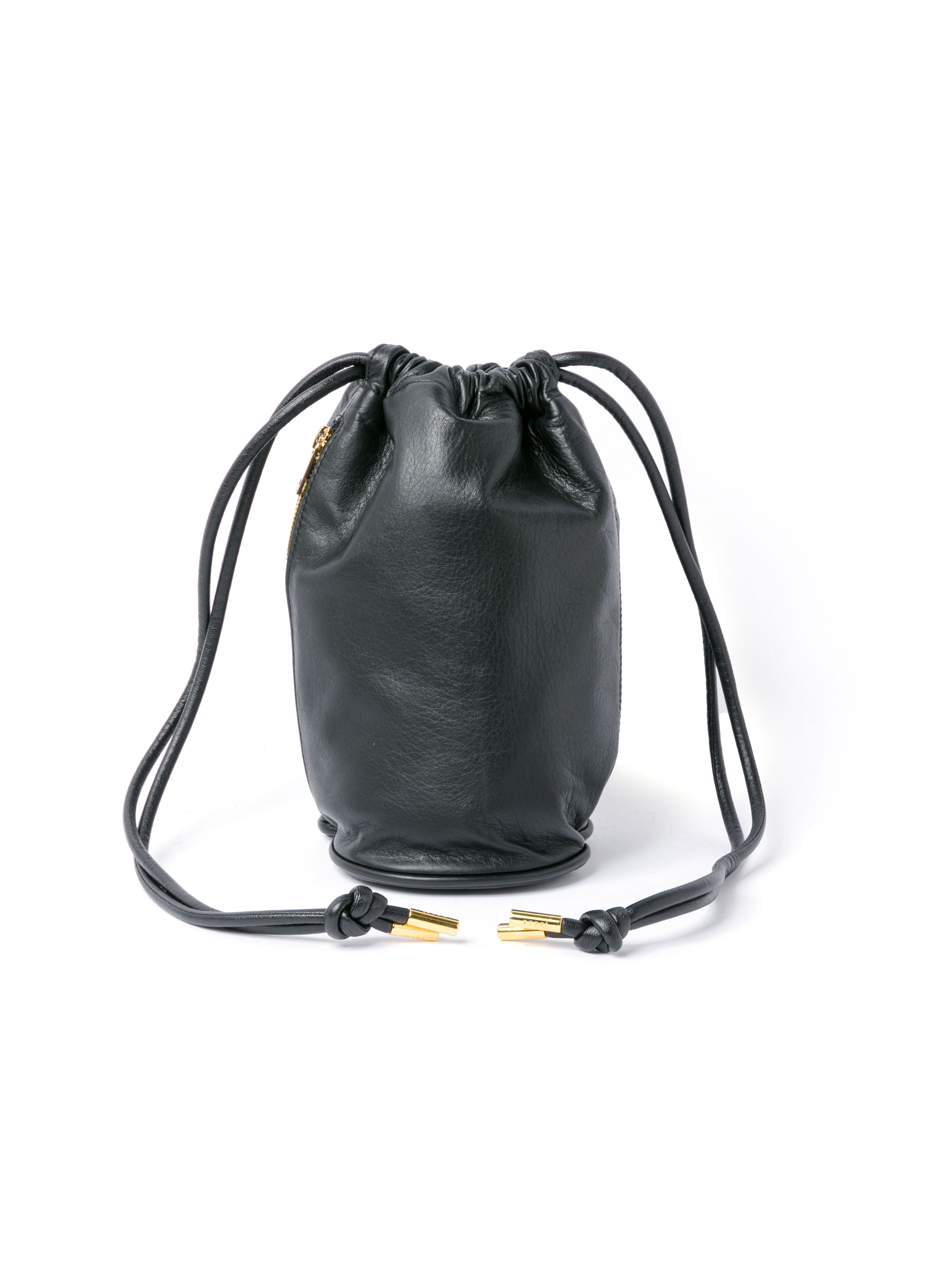 s Drawstring Bag / Leather | sacai Official Store サカイ オフィシャル
