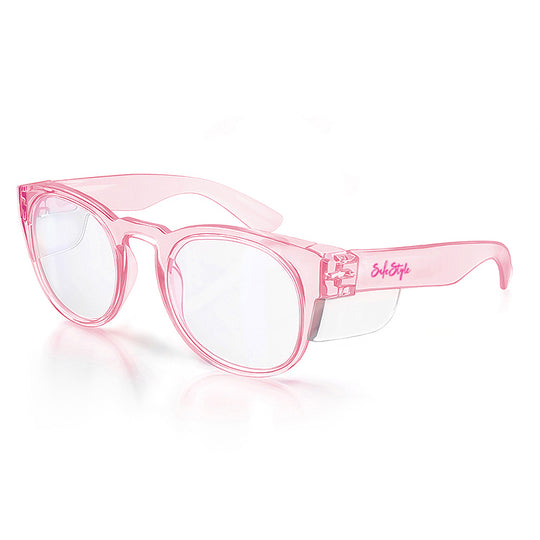Cruisers Pink Frame Clear Lens – SafeStyle Eyewear US