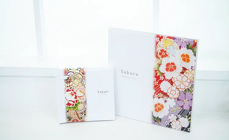 モスグリーン地大菊に桜[FR5025] | 成人式振袖レンタル京都さがの館