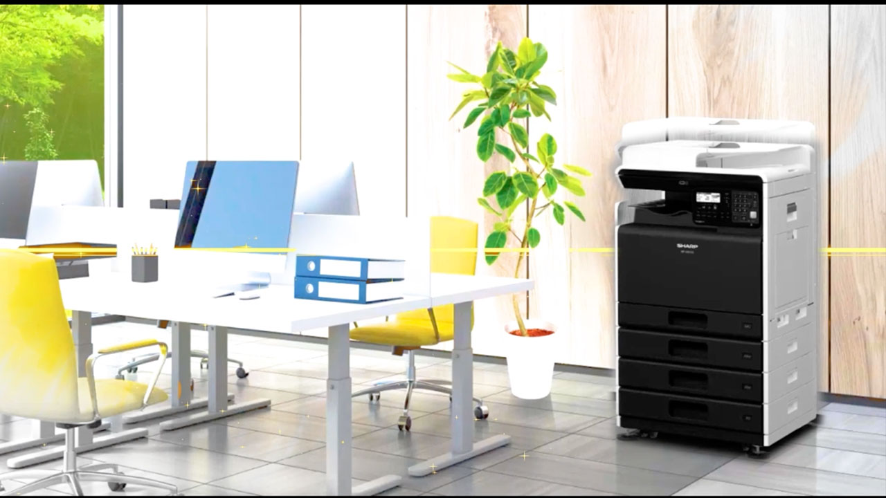 Googleドライブ連携】シャープ カラー複合機 DX-20C20 4段給紙モデル