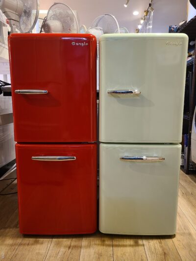 e angle エディオンオリジナル 149L 2ドア冷蔵庫 ANG-RE151 レッド