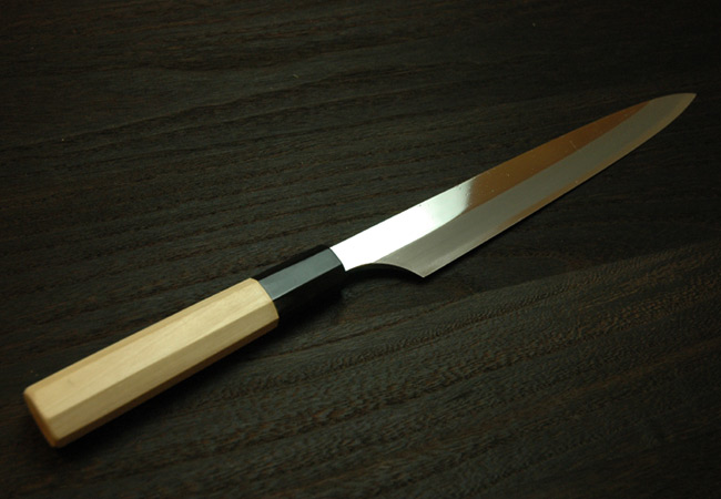 銀三 柳刃包丁 240㎜ 8寸 銀三 柳刃包丁 240㎜ 8寸鞘付き