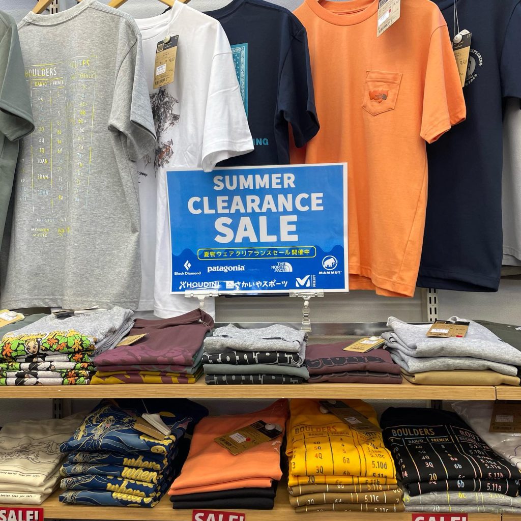 夏物ウェア クリアランスセール 開催中！ | さかいやスポーツ