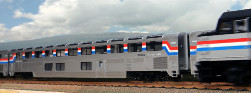 HOカトーUSAアメリカ型旅客用機関車・客車