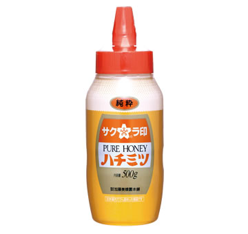 純粋ハチミツ 500g／12本入 | 純粋はちみつ | 商品カタログ | サクラ印