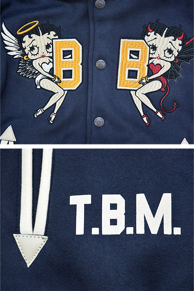 BR×BETTYコラボ 天使と悪魔ベティ ボンディングスタジャン The BRAVE